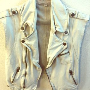 Leather vest
